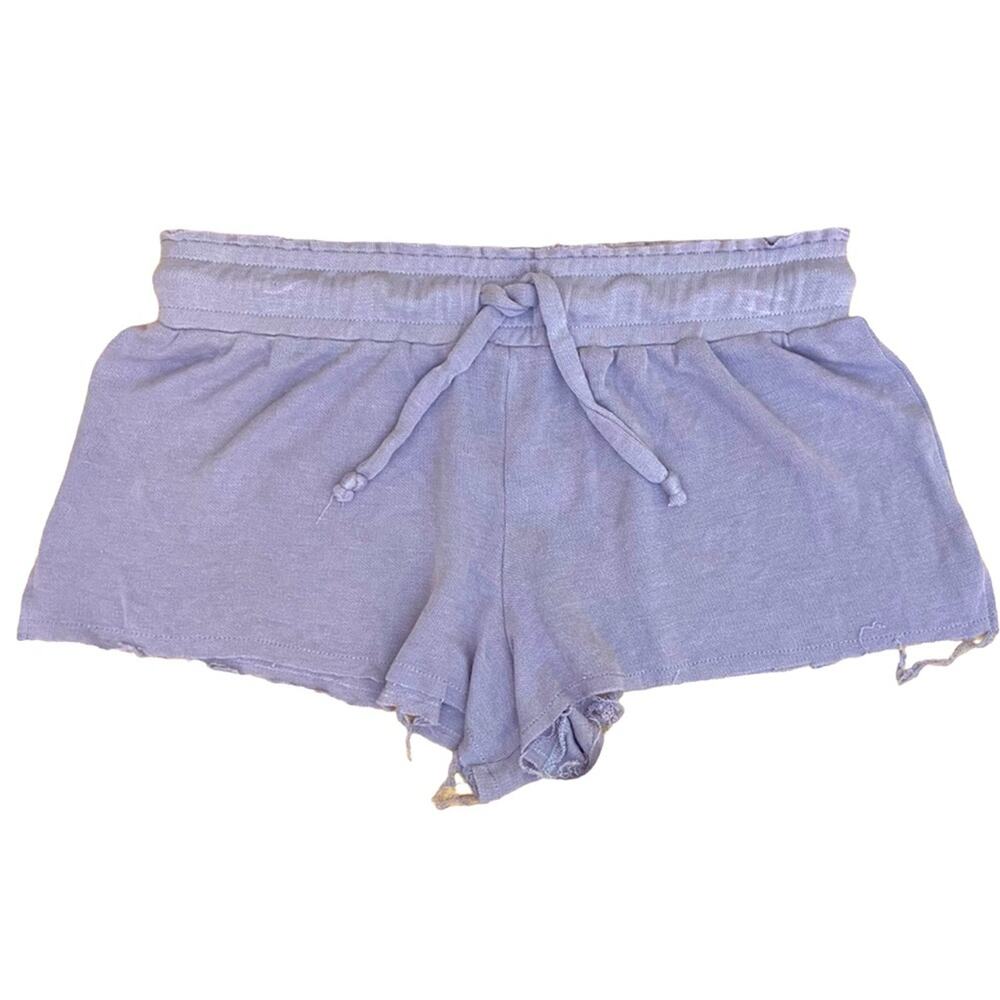 Honeydew Distressed Drawstring Comfy Small Shorts